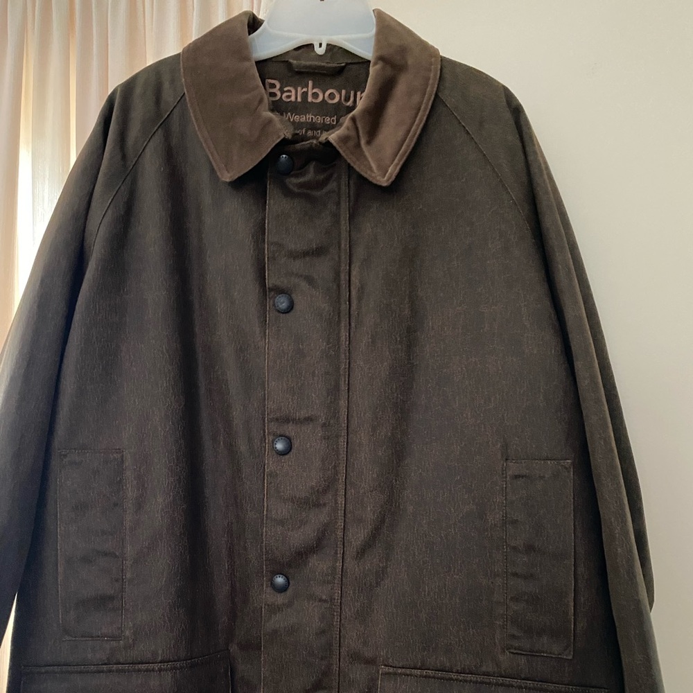 Barbour Weather Jacket: Great Material for the winter and very warm!